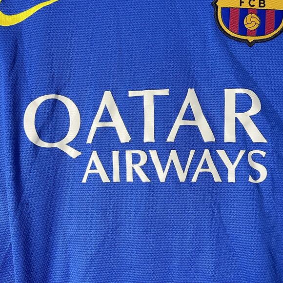 Barcelona FC Nike 2013-2014 Blue Goalkeeper Soccer Jersey Men’s Medium - Picture 8 of 10
